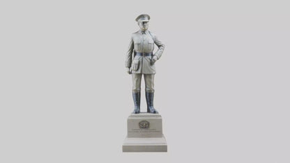 National Soldier Statue model VR / AR / low-poly