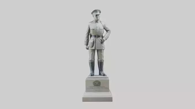National Soldier Statue model VR / AR / low-poly