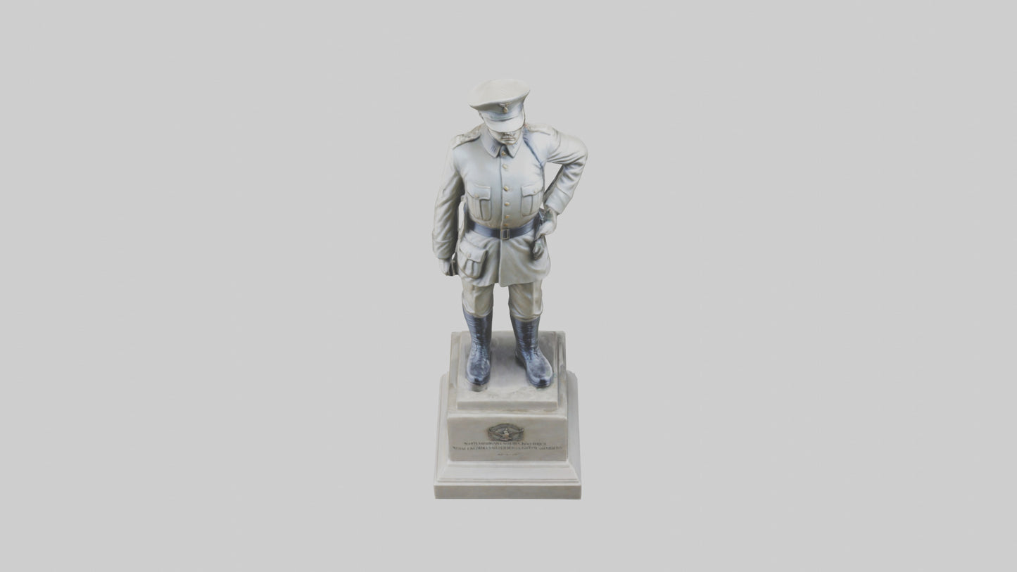 National Soldier Statue model VR / AR / low-poly