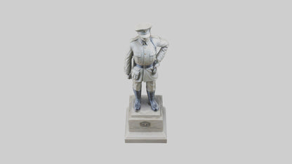 National Soldier Statue model VR / AR / low-poly
