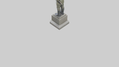 National Soldier Statue model VR / AR / low-poly
