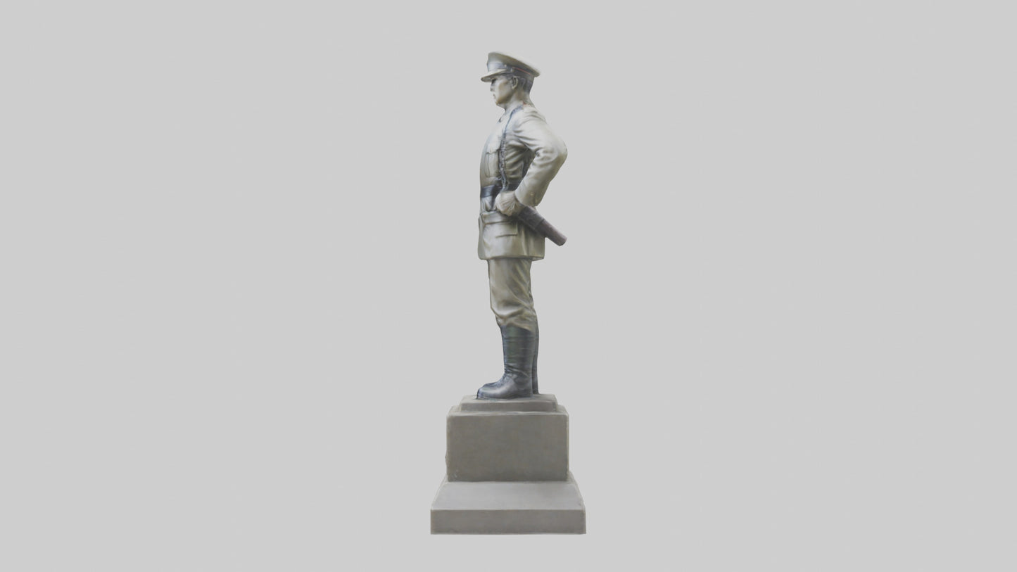 National Soldier Statue model VR / AR / low-poly