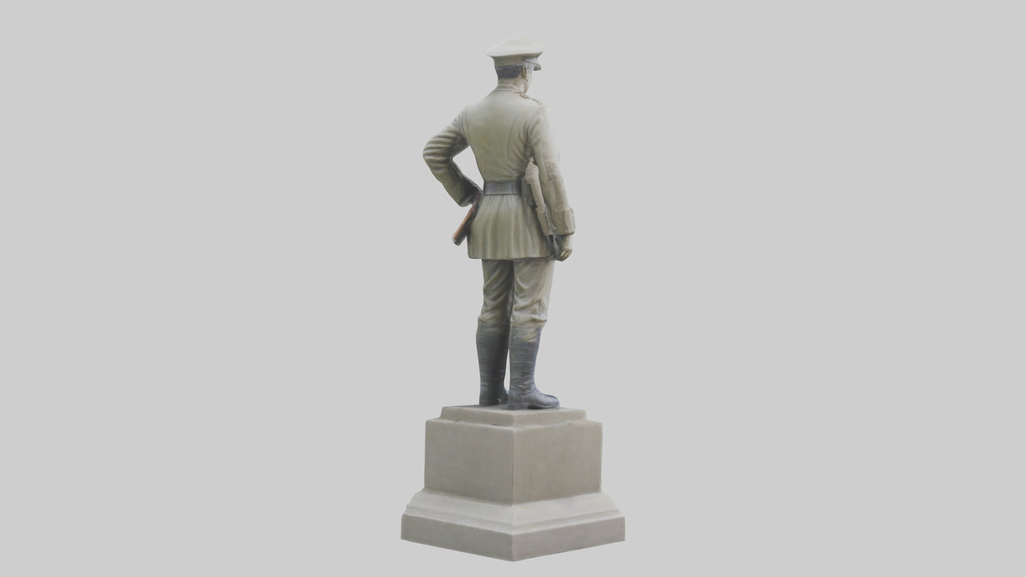 National Soldier Statue model VR / AR / low-poly