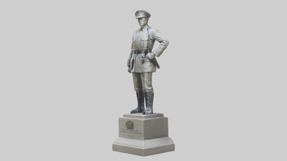 National Soldier Statue model VR / AR / low-poly