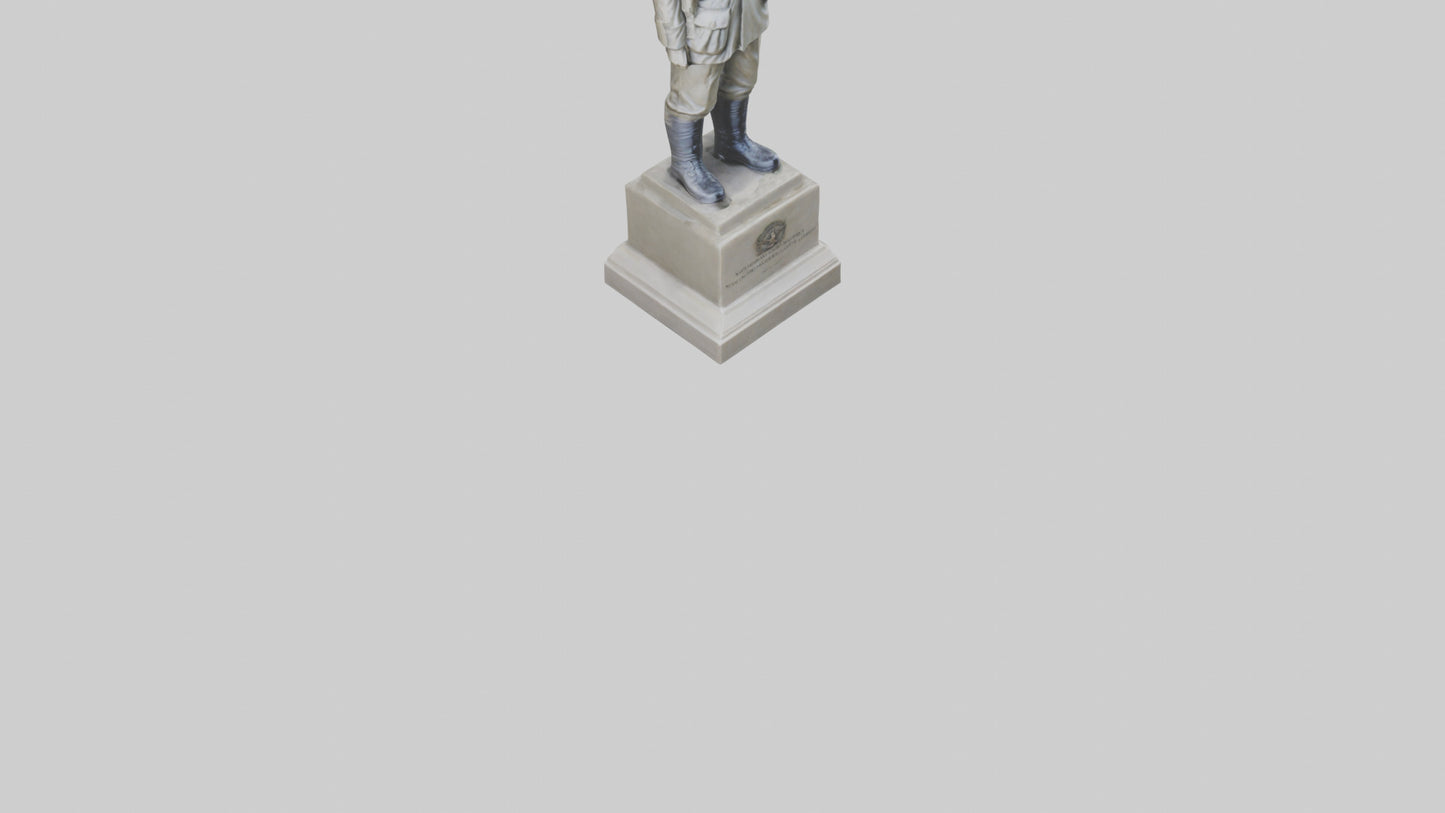 National Soldier Statue model VR / AR / low-poly