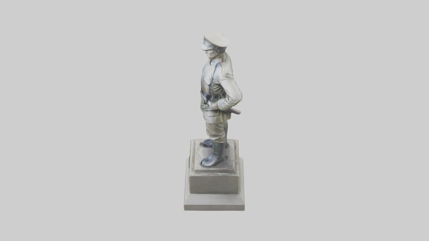 National Soldier Statue model VR / AR / low-poly