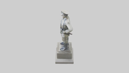 National Soldier Statue model VR / AR / low-poly