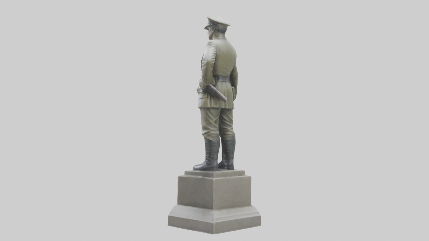 National Soldier Statue model VR / AR / low-poly