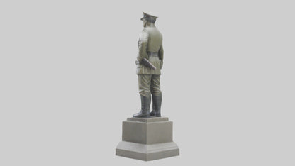 National Soldier Statue model VR / AR / low-poly