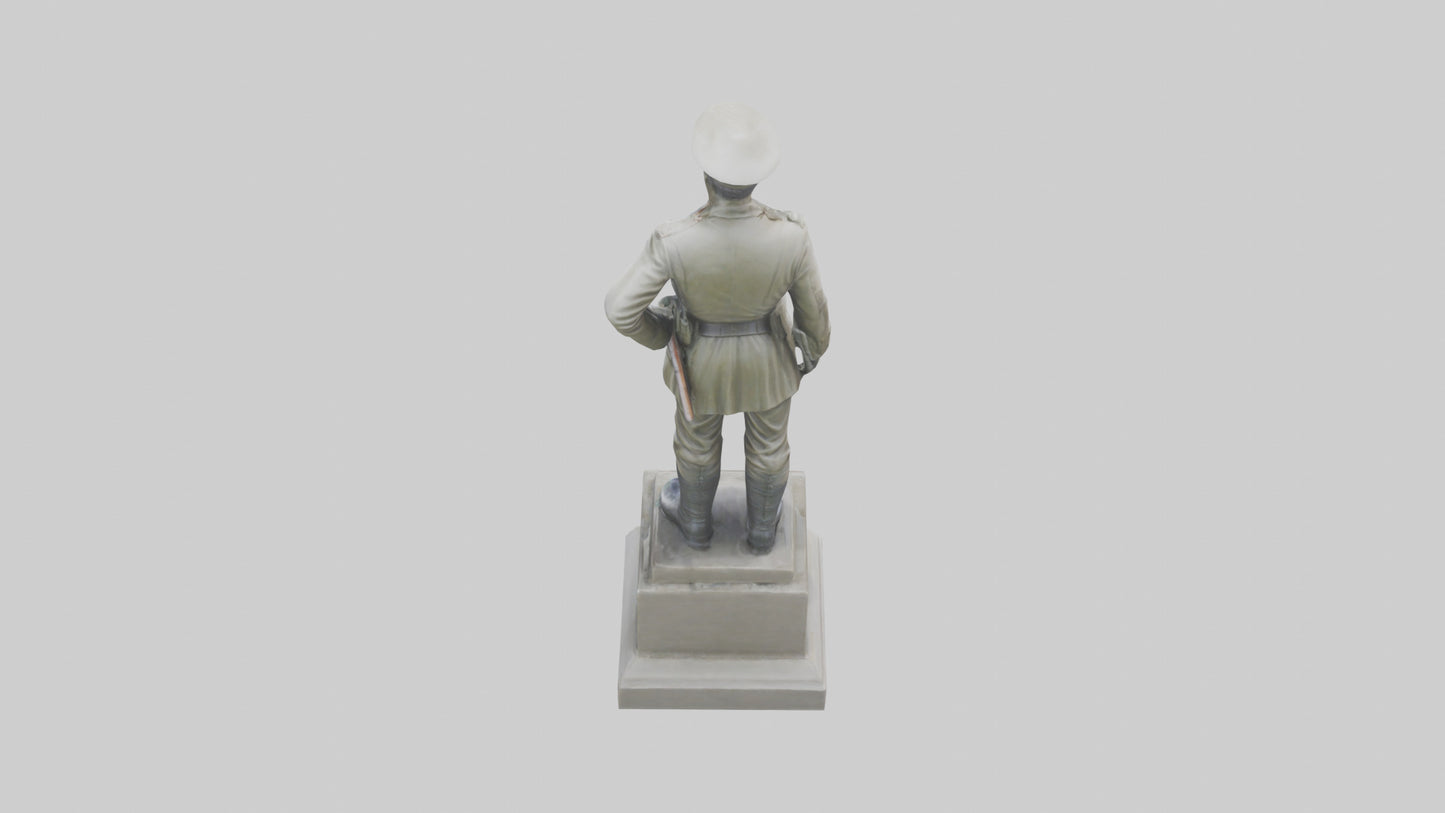 National Soldier Statue model VR / AR / low-poly