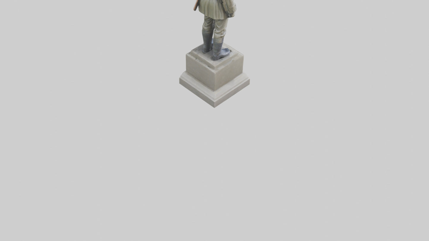 National Soldier Statue model VR / AR / low-poly