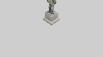 National Soldier Statue model VR / AR / low-poly