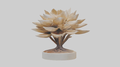 3D model Natural Bloom Sculpture model VR / AR / low-poly