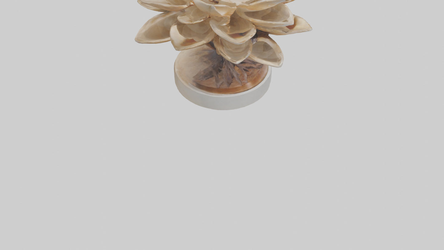 3D model Natural Bloom Sculpture model VR / AR / low-poly