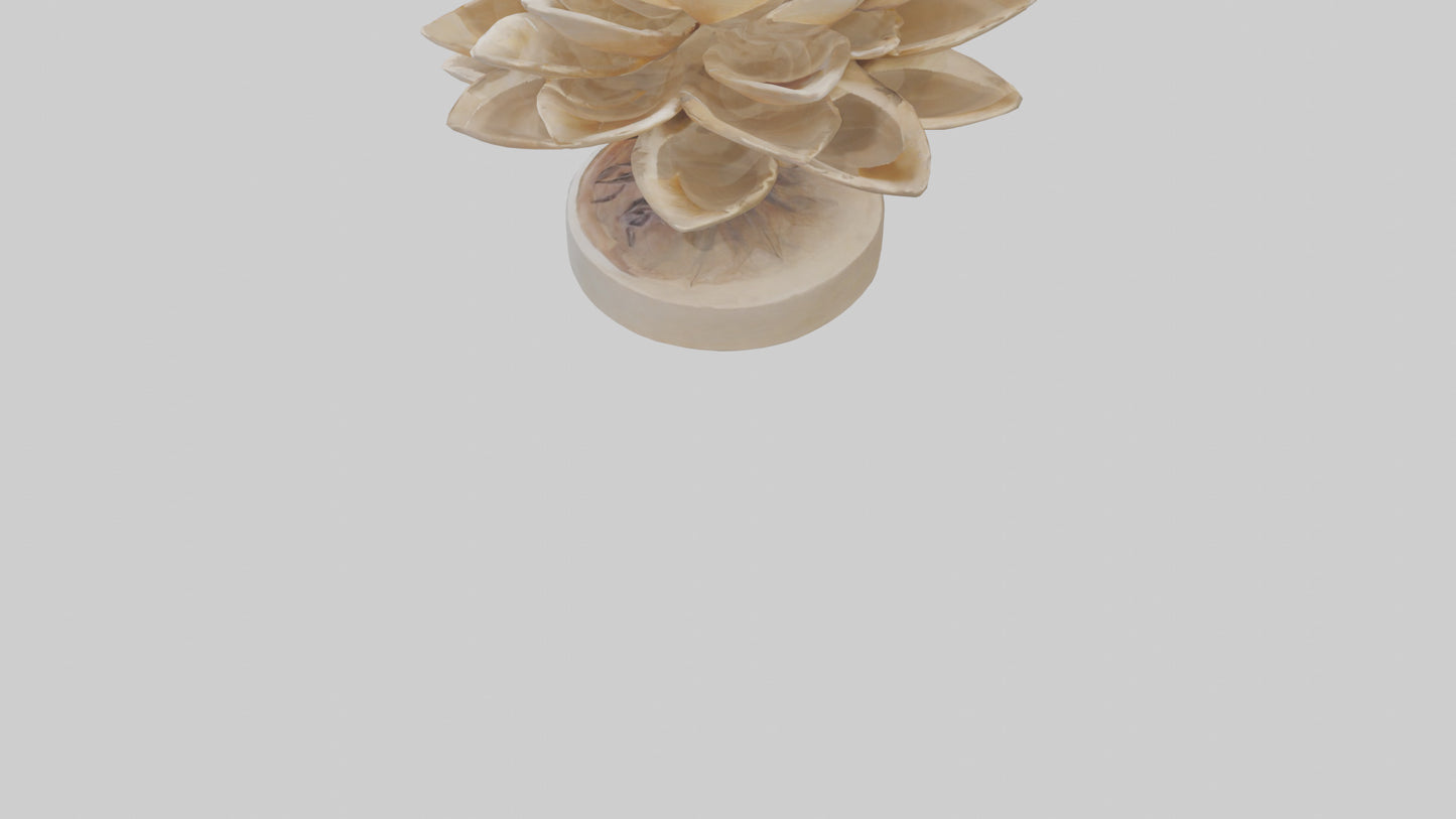 3D model Natural Bloom Sculpture model VR / AR / low-poly
