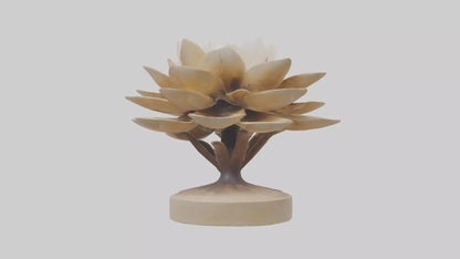 3D model Natural Bloom Sculpture model VR / AR / low-poly