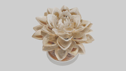 3D model Natural Bloom Sculpture model VR / AR / low-poly