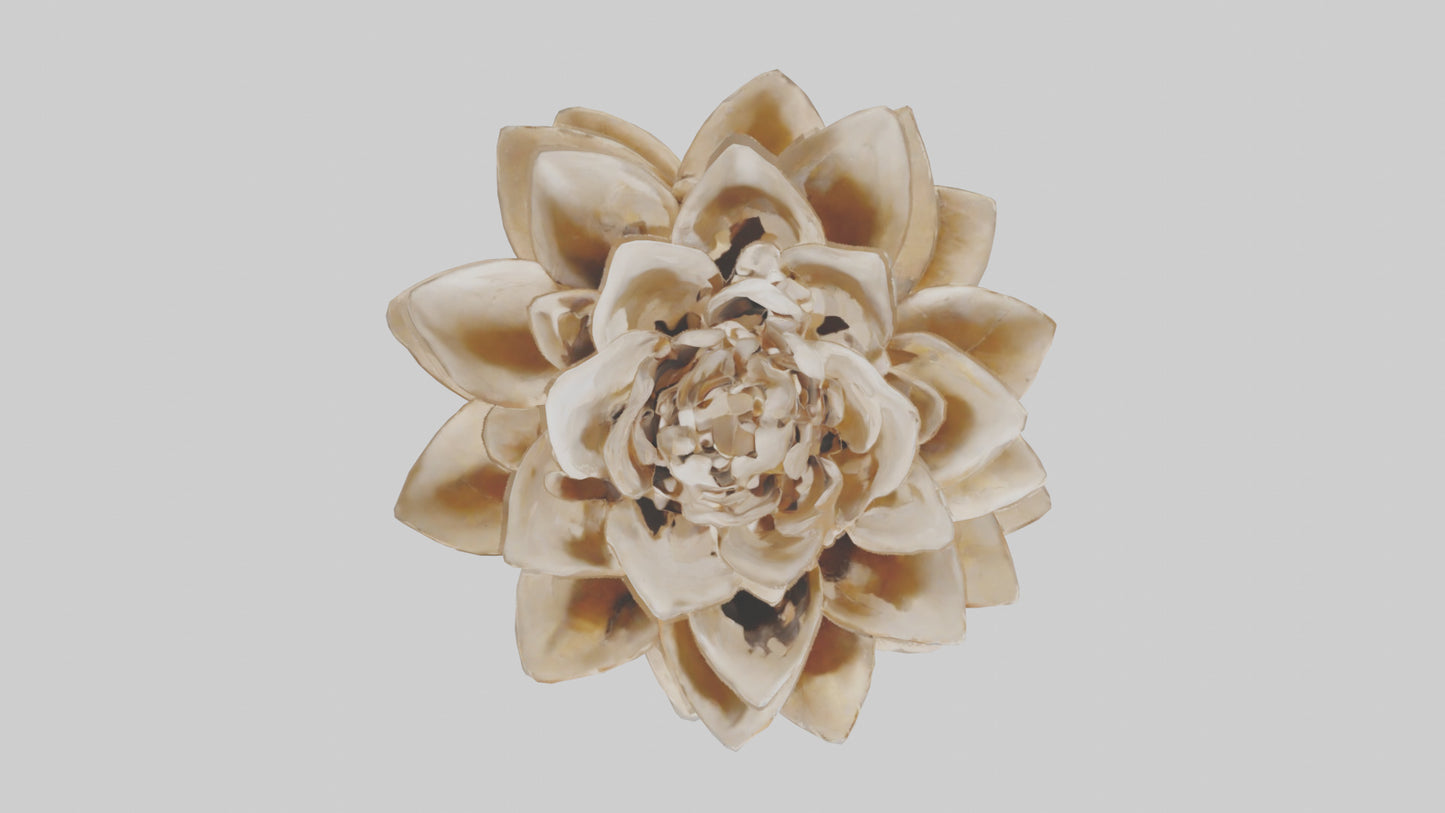 3D model Natural Bloom Sculpture model VR / AR / low-poly