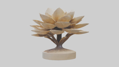 3D model Natural Bloom Sculpture model VR / AR / low-poly