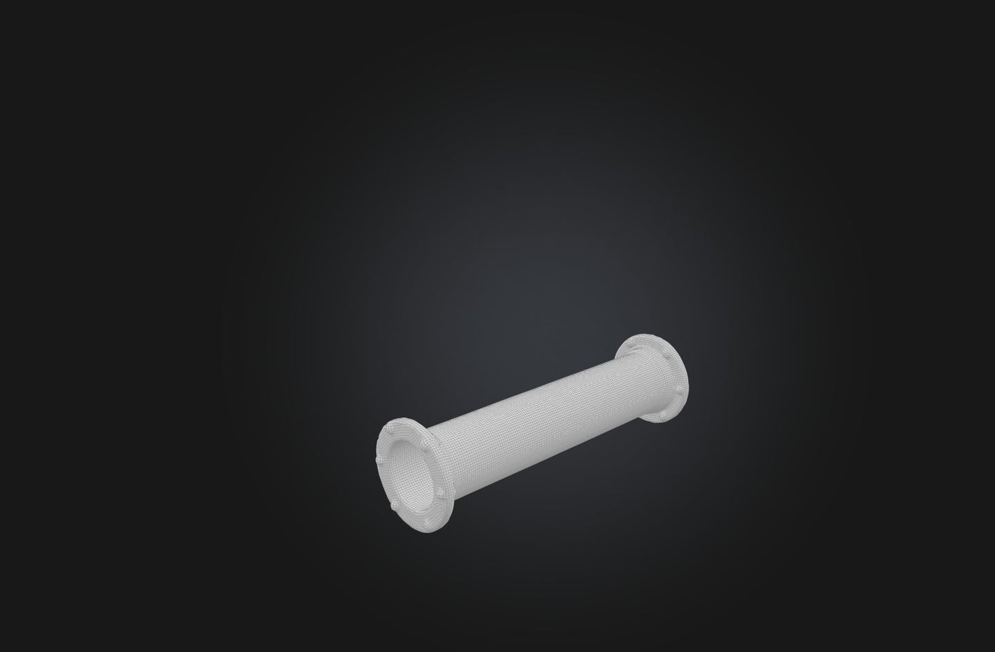 3D model natural gas pipe VR / AR / low-poly