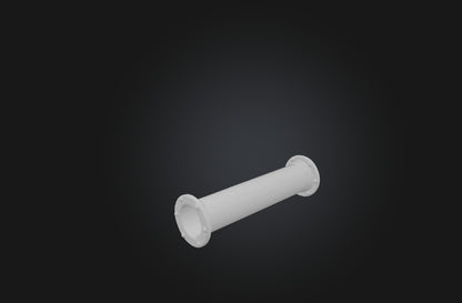 3D model natural gas pipe VR / AR / low-poly