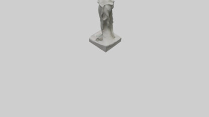 3D model Natural Movement Statue model VR / AR / low-poly