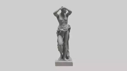 3D model Natural Movement Statue model VR / AR / low-poly