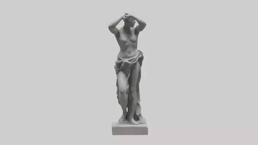 3D model Natural Movement Statue model VR / AR / low-poly