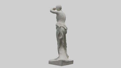 3D model Natural Movement Statue model VR / AR / low-poly