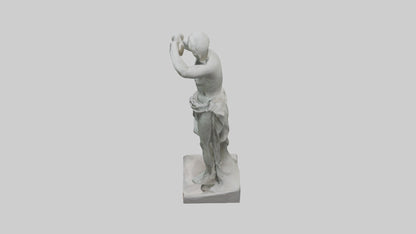 3D model Natural Movement Statue model VR / AR / low-poly