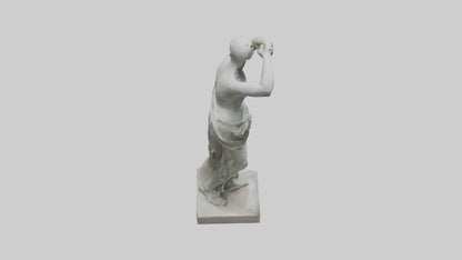 3D model Natural Movement Statue model VR / AR / low-poly