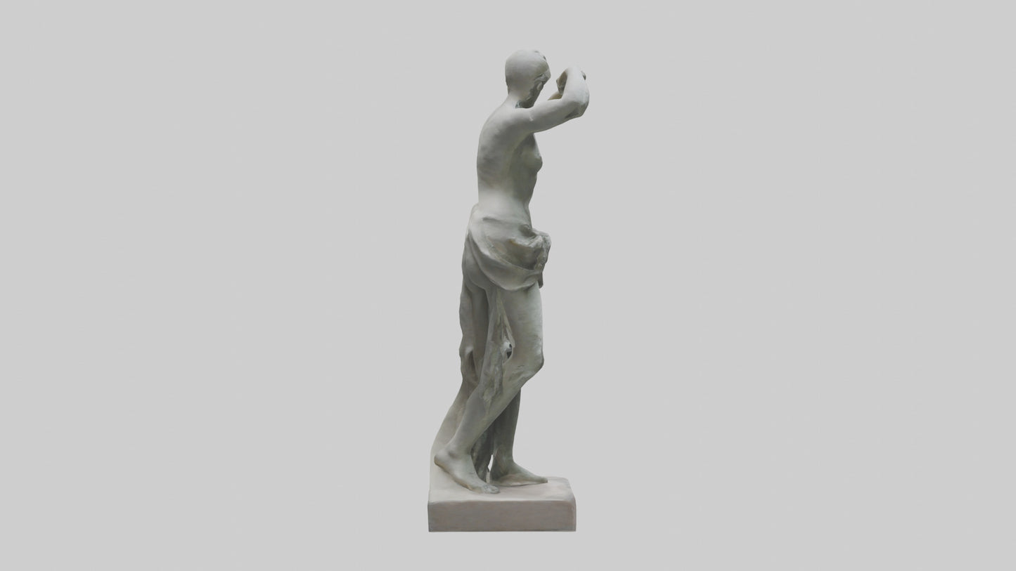 3D model Natural Movement Statue model VR / AR / low-poly
