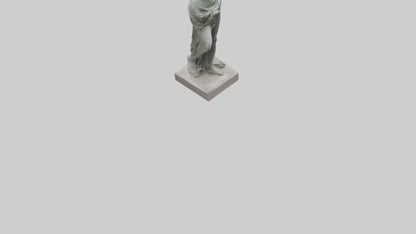 3D model Natural Movement Statue model VR / AR / low-poly