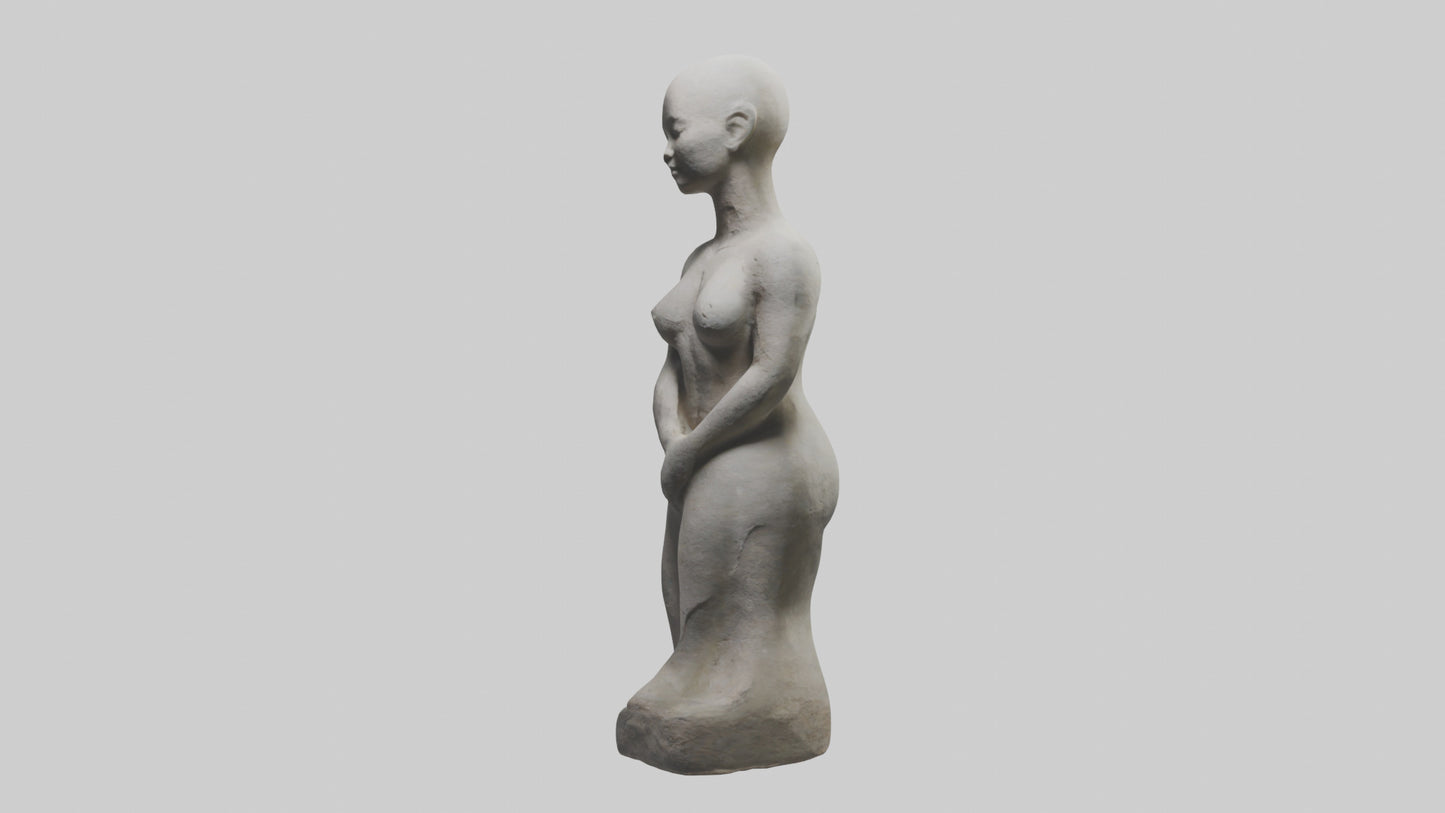 Natural Shape Form statue model VR / AR / low-poly