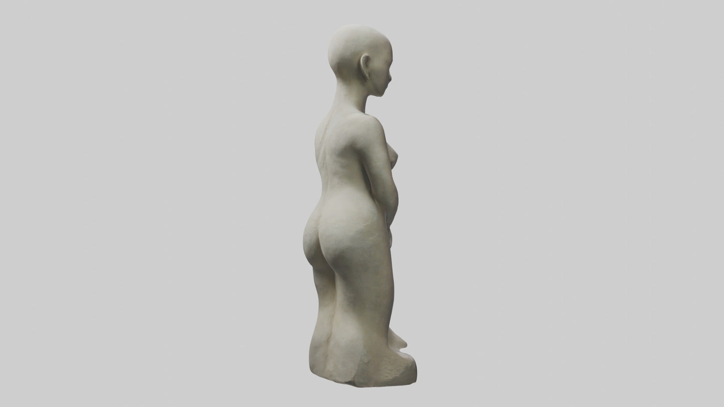 Natural Shape Form statue model VR / AR / low-poly