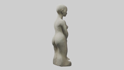 Natural Shape Form statue model VR / AR / low-poly