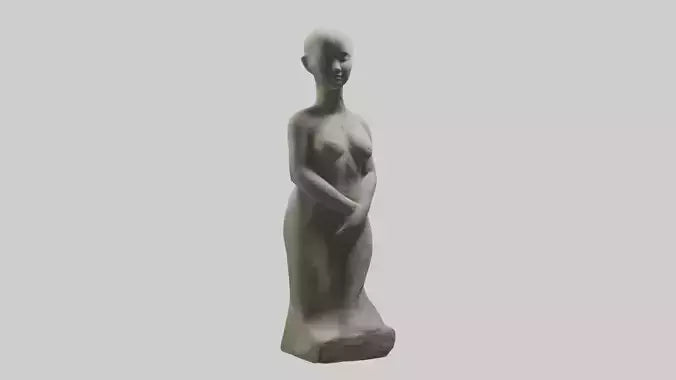 Natural Shape Form statue model VR / AR / low-poly