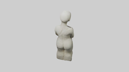Natural Shape Form statue model VR / AR / low-poly