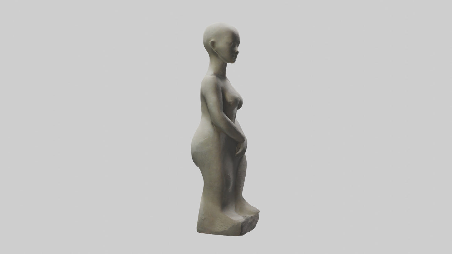 Natural Shape Form statue model VR / AR / low-poly