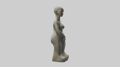 Natural Shape Form statue model VR / AR / low-poly