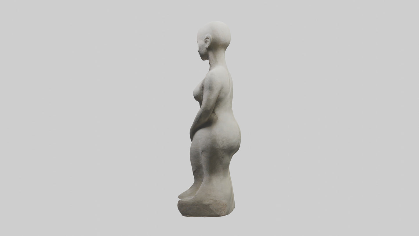 Natural Shape Form statue model VR / AR / low-poly