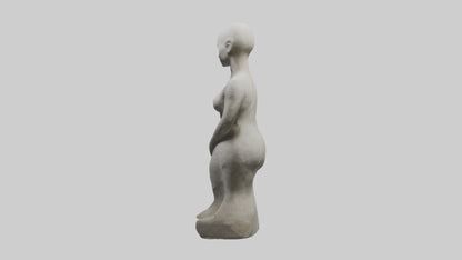 Natural Shape Form statue model VR / AR / low-poly