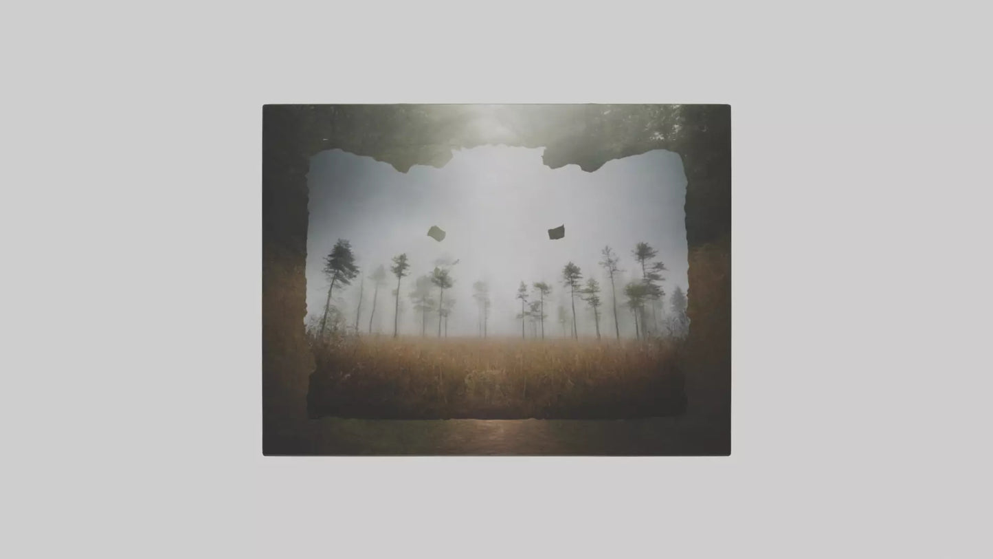 3D model Nature Photography Prints VR / AR / low-poly