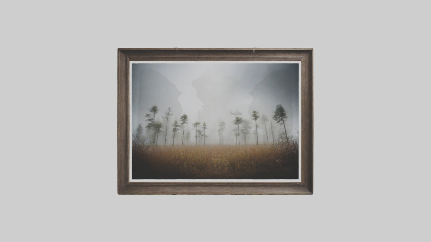 3D model Nature Photography Prints VR / AR / low-poly