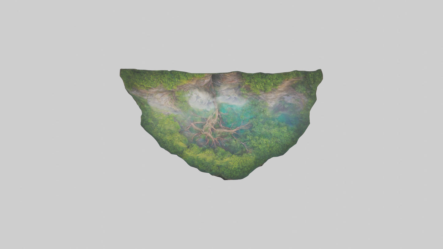 3D model Nature Wall Murals VR / AR / low-poly