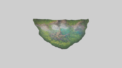 3D model Nature Wall Murals VR / AR / low-poly