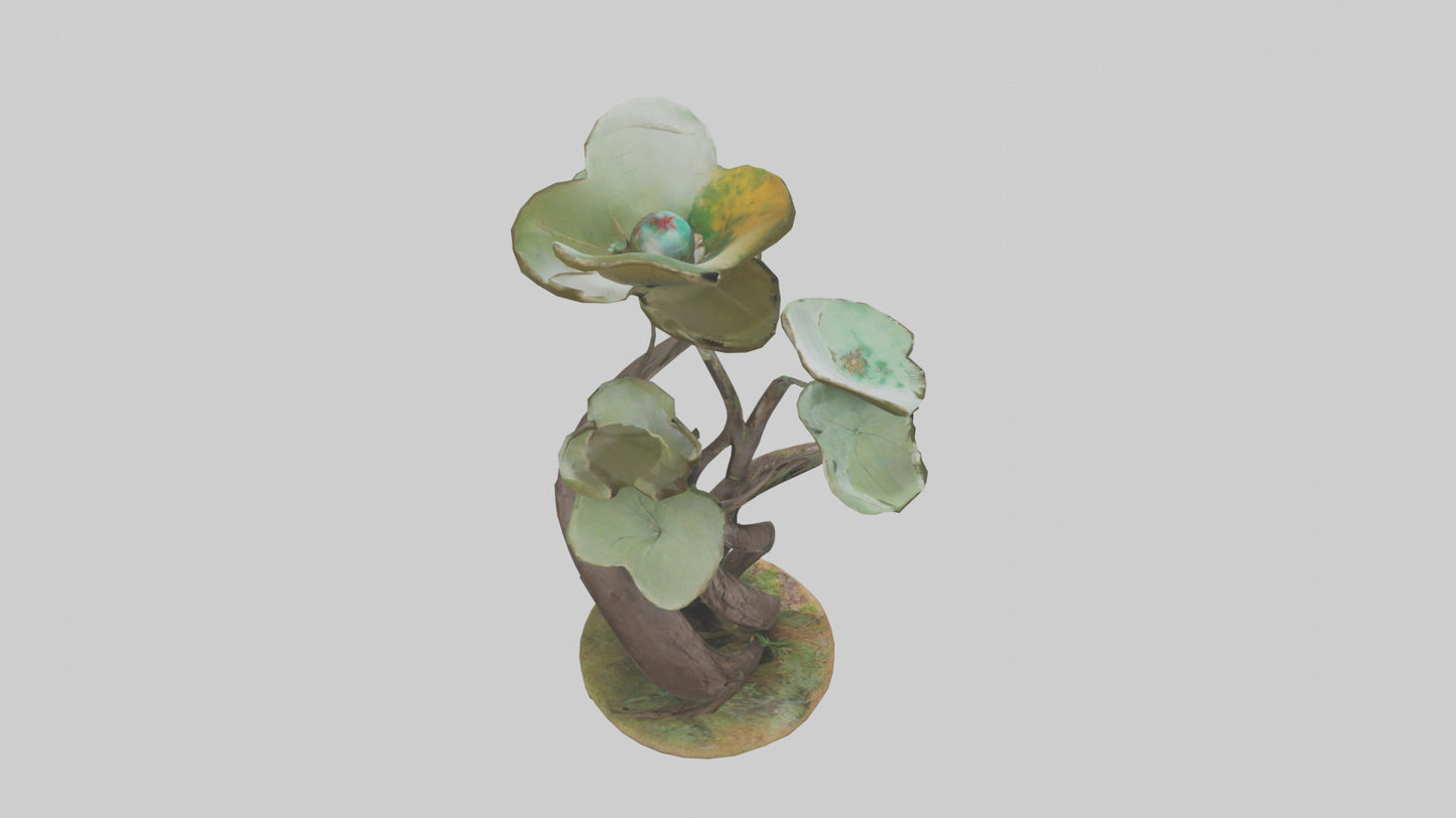 3D model Natureinspired art model VR / AR / low-poly