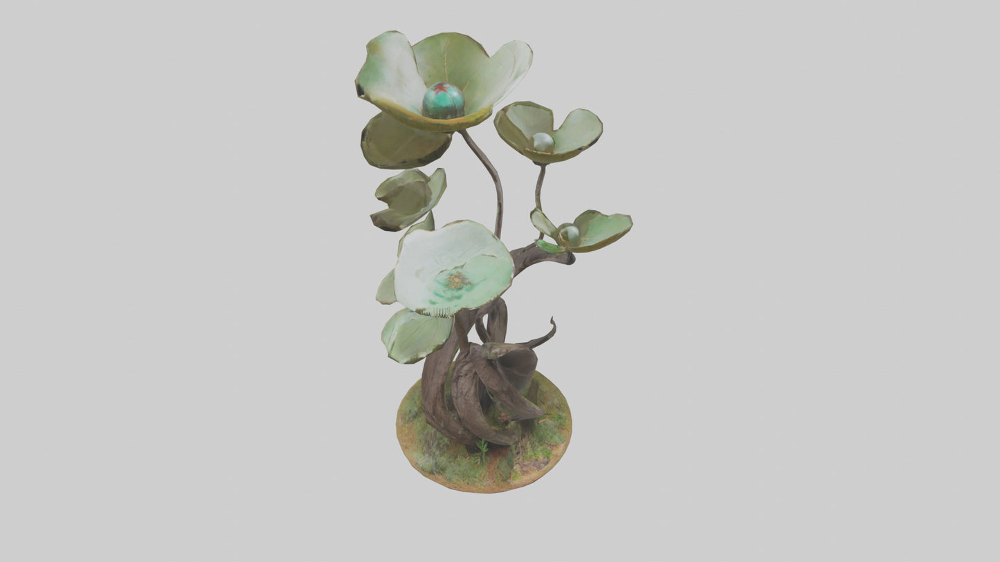 3D model Natureinspired art model VR / AR / low-poly
