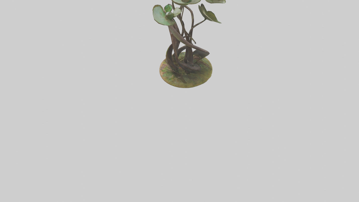 3D model Natureinspired art model VR / AR / low-poly