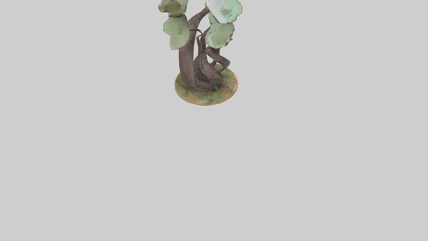 3D model Natureinspired art model VR / AR / low-poly